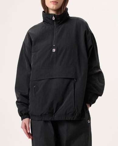  FILA - Áo hoodie nữ cổ trụ Hailey Bieber 