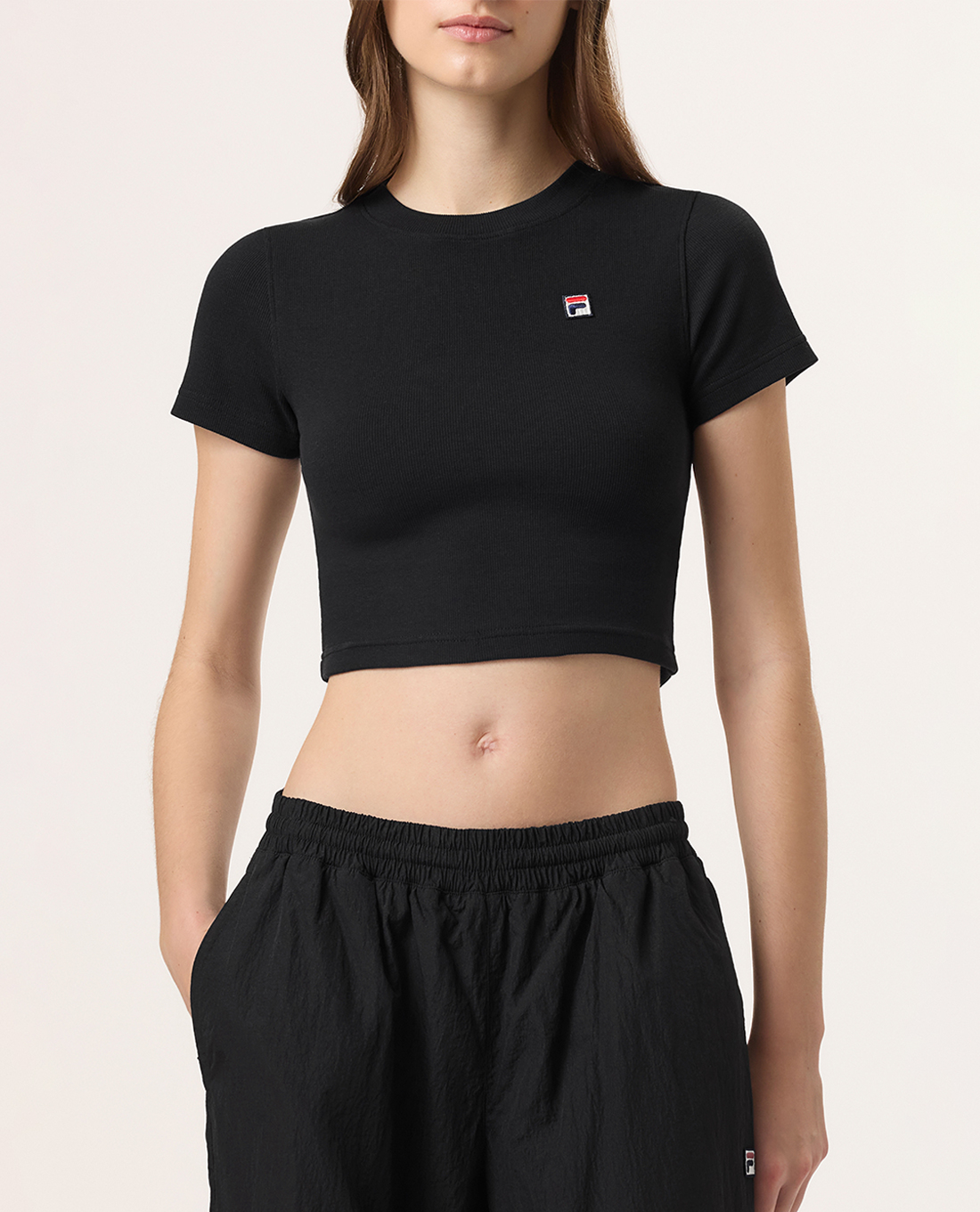 FILA - Áo croptop nữ Hailey Bieber