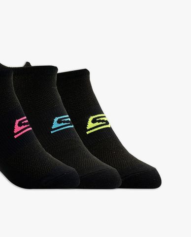  SKECHERS - Set 3 đôi vớ nữ cổ thấp 