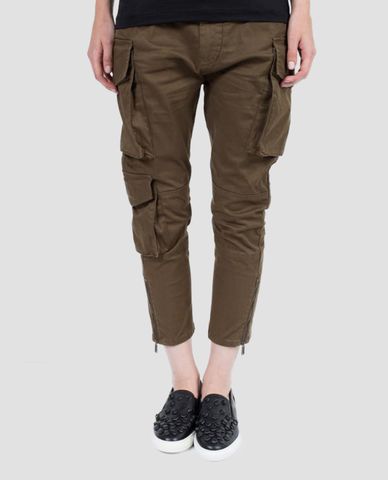  DSQUARED2 - Quần kaki nữ phối túi hộp 