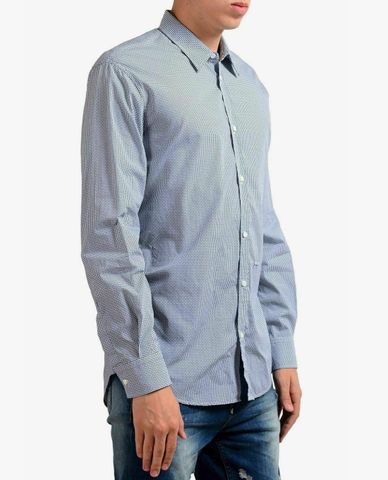  DSQUARED2 - Áo sơ mi nam tay dài ca rô 