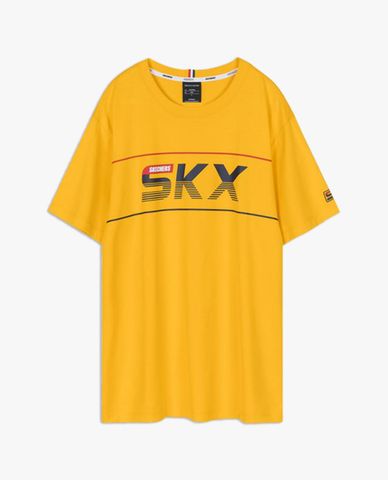  SKECHERS - Áo thun nam ngắn tay phom suông thời trang 