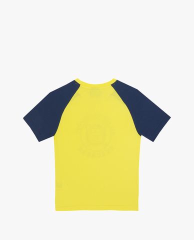  SKECHERS - Áo thun bé trai cổ tròn tay ngắn phối màu Raglan 