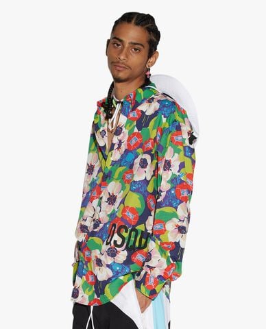  DSQUARED2 - Áo sơ mi nam tay dài phom suông Dropped Shoulder 