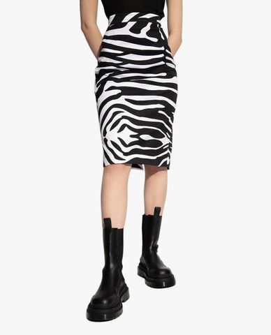  DSQUARED2 - Chân váy bút chì họa tiết ngựa vằn 