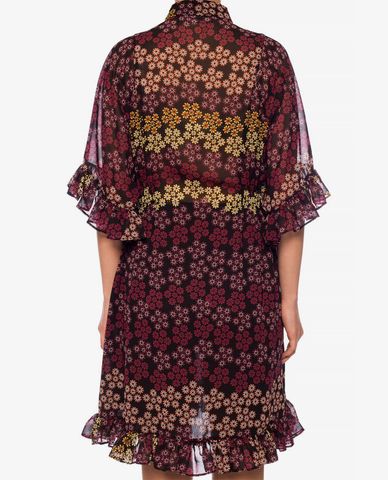  DSQUARED2 - Đầm mini phom suông Floral-Printed 