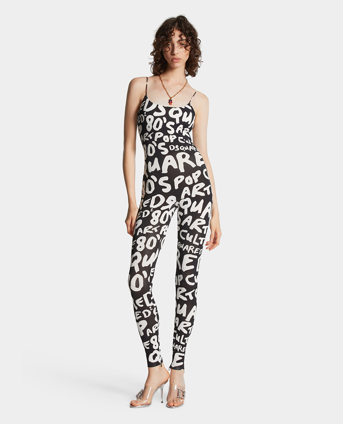 DSQUARED2 - Playsuits nữ hai dây Pop 80s Overall