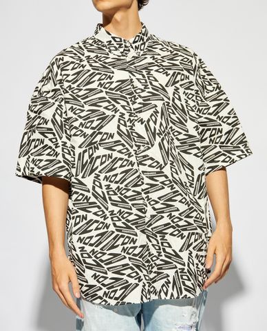  DSQUARED2 - Áo sơ mi nam cổ bẻ tay ngắn Icon New Generation 