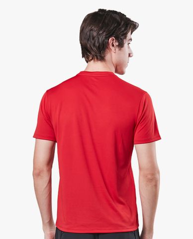  SKECHERS - Áo thun thể thao nam tay ngắn phối logo Training 