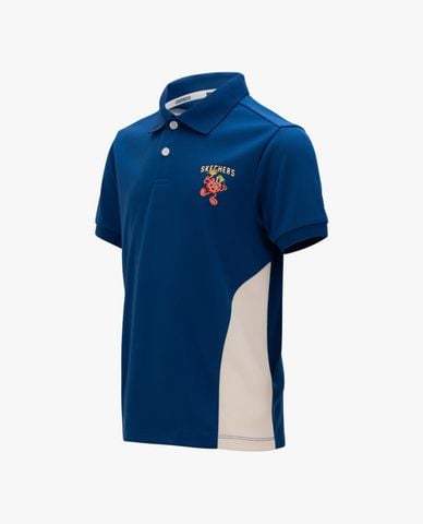  SKECHERS - Áo polo bé trai cổ bẻ tay ngắn 