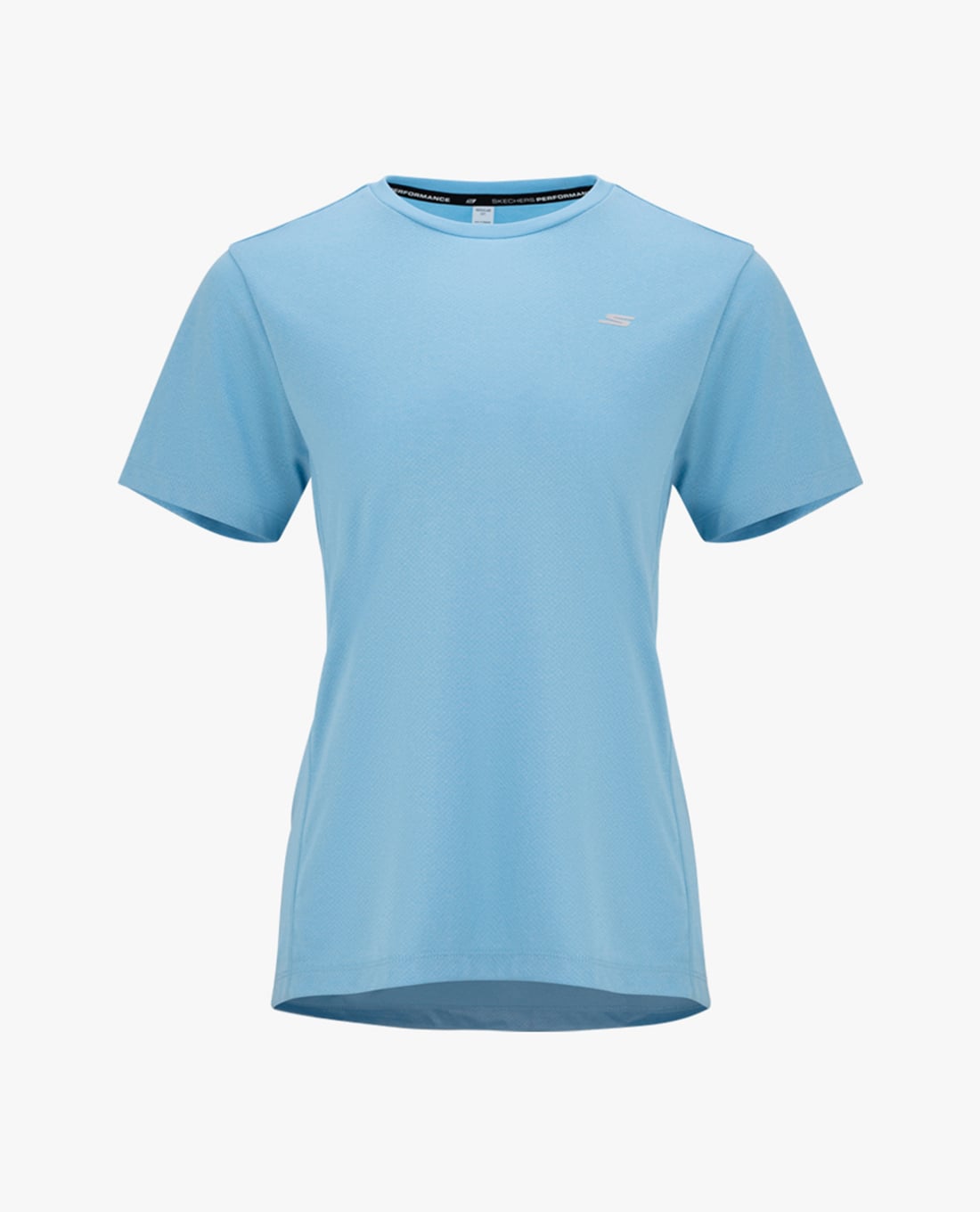 SKECHERS - Áo thun thể thao nữ cổ tròn tay ngắn năng động