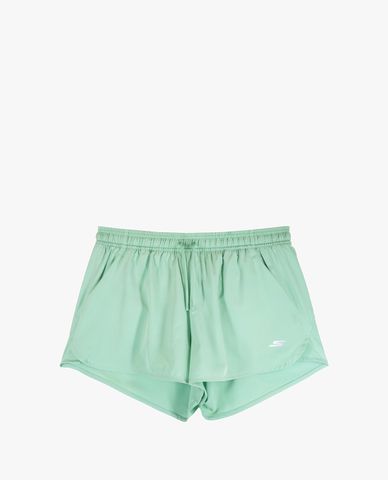  SKECHERS - Quần short chạy bộ nữ lưng thun Running 