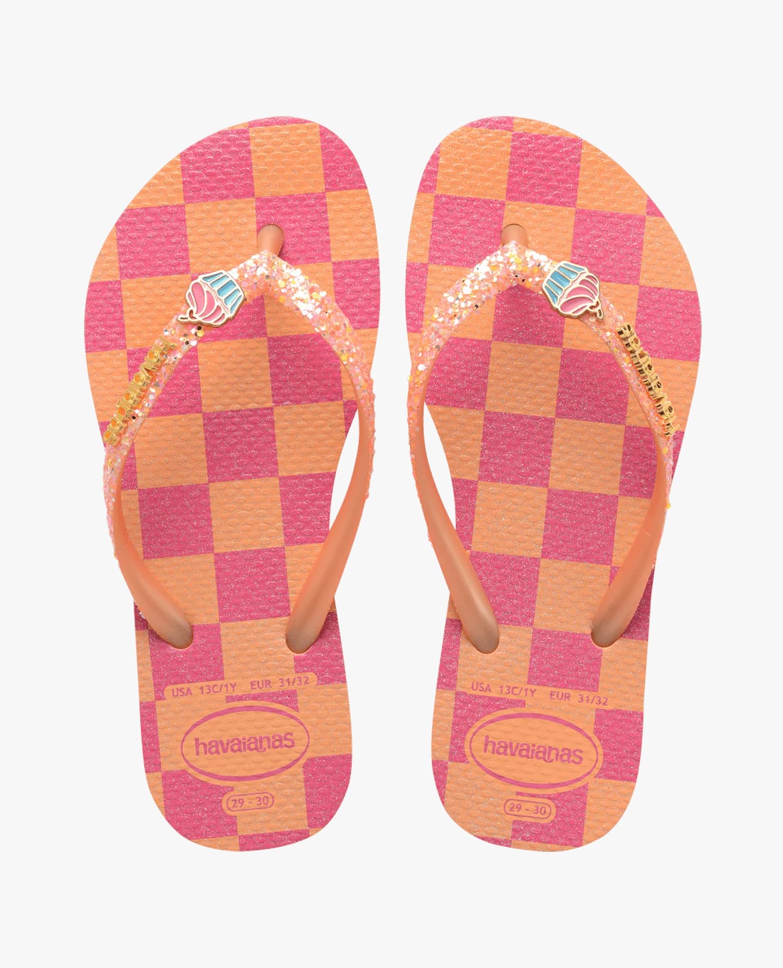 HAVAIANAS - Dép kẹp bé gái Kids Slim Glitter II