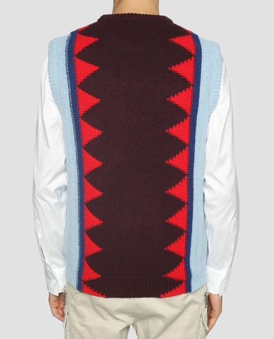  DSQUARED2 - Áo len nam sát nách Multi Braided 