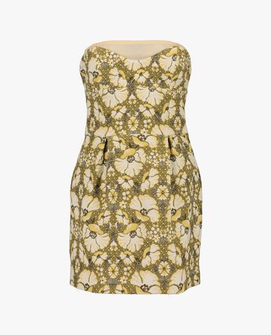  DSQUARED2 - Đầm body mini cúp ngực hở lưng thời trang 
