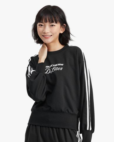  SKECHERS - Áo sweatshirt nữ tay dài Knit Pullover 