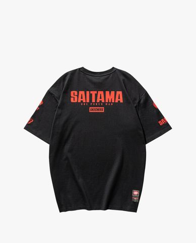  SKECHERS - Áo thun ngắn tay phom suông One Punch Man 