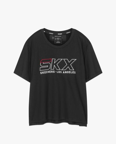  SKECHERS - Áo thun nữ tay ngắn năng động Knitted Short Sleeve 