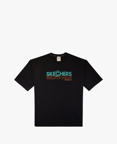  SKECHERS - Áo thun nam phom suông tay ngắn năng động 