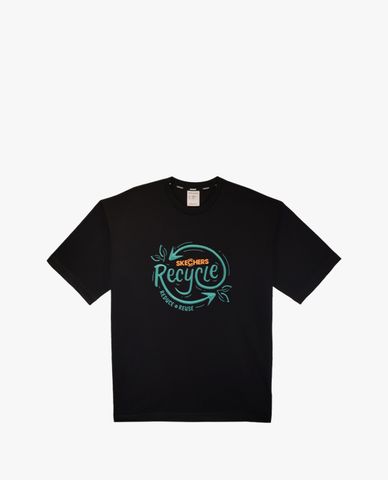  SKECHERS - Áo thun nam phom suông tay ngắn năng động 