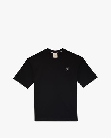  SKECHERS - Áo thun cổ tròn tay ngắn phom suông Unisex One Piece 