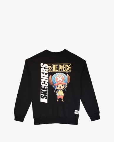  SKECHERS - Áo sweatshirt tay dài Unisex One Piece 