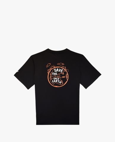  SKECHERS - Áo thun nữ phom suông tay ngắn năng động 