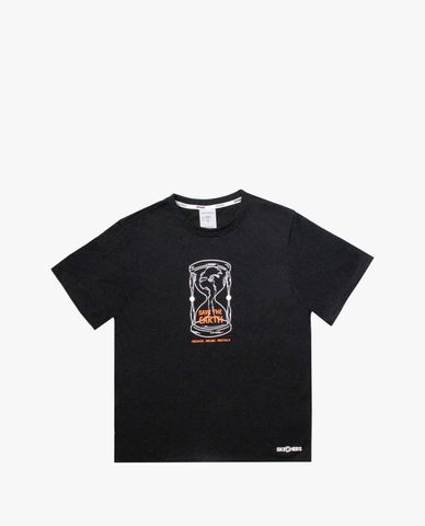  SKECHERS - Áo thun nữ phom suông tay ngắn năng động 