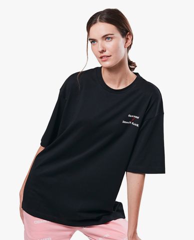  SKECHERS - Áo thun unisex ngắn tay phom suông Demon Slayer 