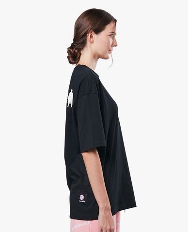  SKECHERS - Áo thun unisex ngắn tay phom suông Demon Slayer 