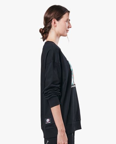  SKECHERS - Áo sweatshirt unisex phom suông Demon Slayer 