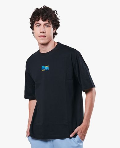  SKECHERS - Áo thun unisex ngắn tay phom suông Pokémon 