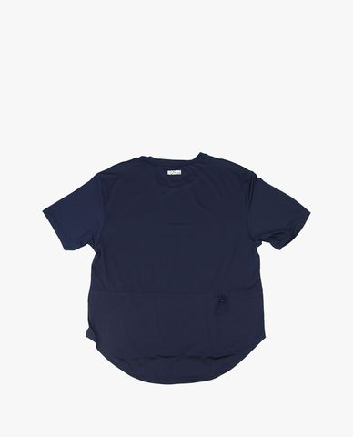  SKECHERS - Áo thun thể thao nữ tay ngắn vạt bầu thời trang 