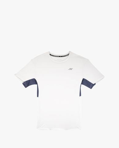  SKECHERS - Áo thun thể thao nam tay ngắn phom ôm 