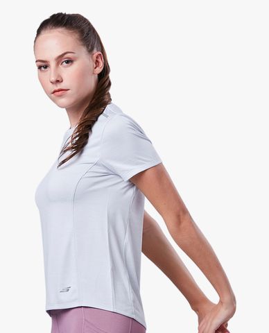  SKECHERS - Áo thun thể thao nữ tay ngắn năng động 