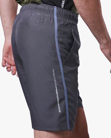  SKECHERS - Quần short tập luyện nam lưng thun thời trang 