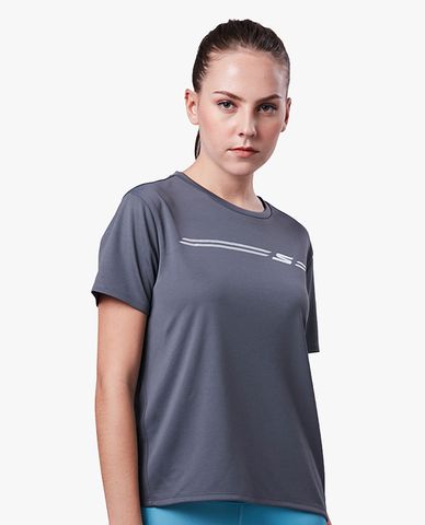  SKECHERS - Áo thun thể thao nữ tay ngắn năng động 