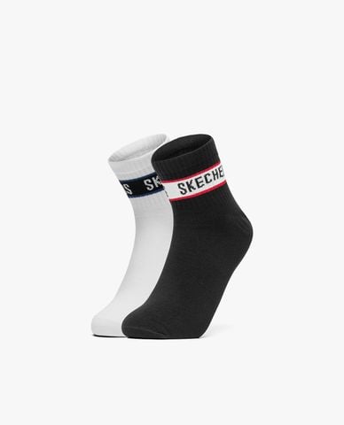  SKECHERS - Set 2 đôi vớ unisex cổ cao thời trang 