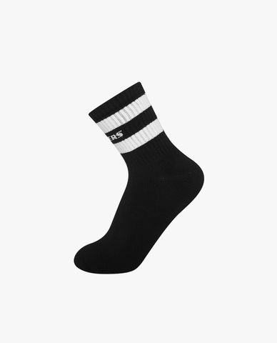  SKECHERS - Pack 2 đôi vớ nữ cổ cao kẻ viền Crew 