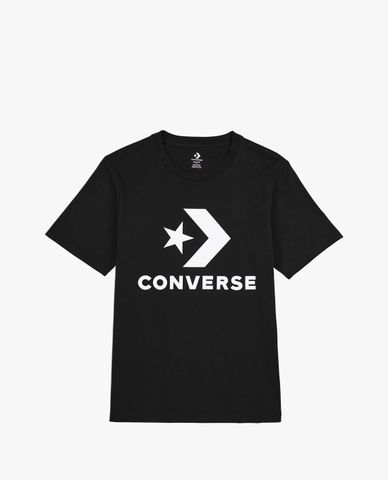  CONVERSE - Áo thun unisex cổ tròn tay ngắn Large Logo Star Chevron 