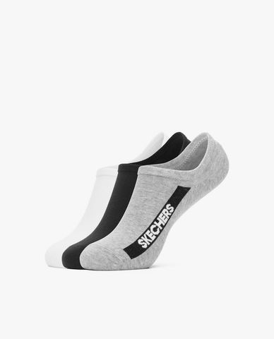 SKECHERS - Set 3 đôi vớ nam cổ thấp Invisible 