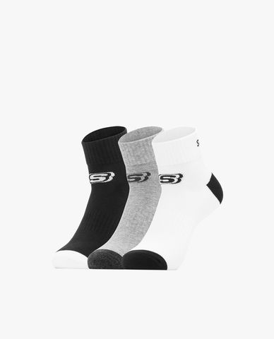  SKECHERS - Pack 3 đôi vớ nam cổ cao thời trang 