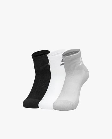  SKECHERS - Pack 3 đôi vớ unisex cổ cao phối logo 