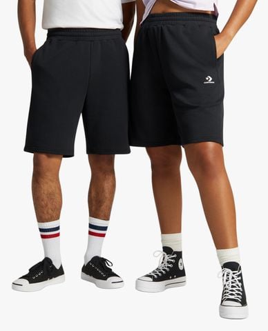  CONVERSE - Quần short unisex ngang gối lưng thun Standard Fit 