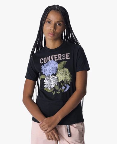  CONVERSE - Áo thun nữ cổ tròn tay ngắn Outdoor Floral Art 