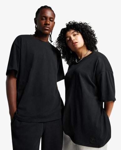  CONVERSE - Áo thun unisex cổ tròn tay ngắn Gold Standard 