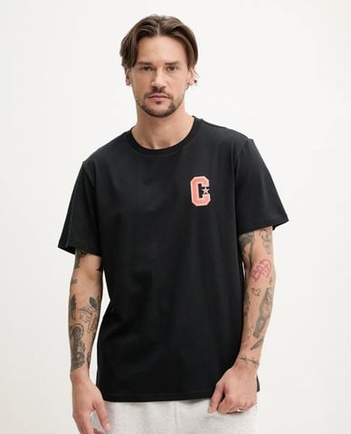  CONVERSE - Áo thun nam cổ tròn tay ngắn Retro Chuck Graphic 