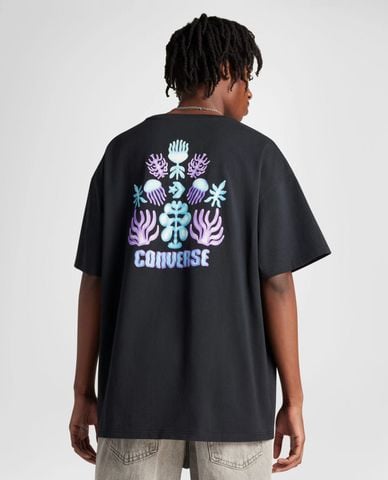  CONVERSE - Áo thun nam cổ tròn tay ngắn Under The Sea 