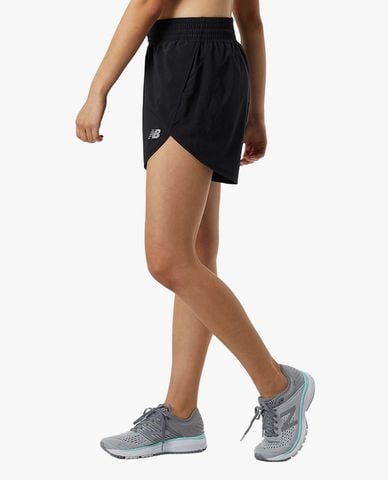  NEW BALANCE - Quần shorts chạy bộ nữ lưng thun Accelerate 5 Inch 
