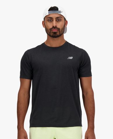  NEW BALANCE - Áo thun nam cổ tròn tay ngắn Athletics 